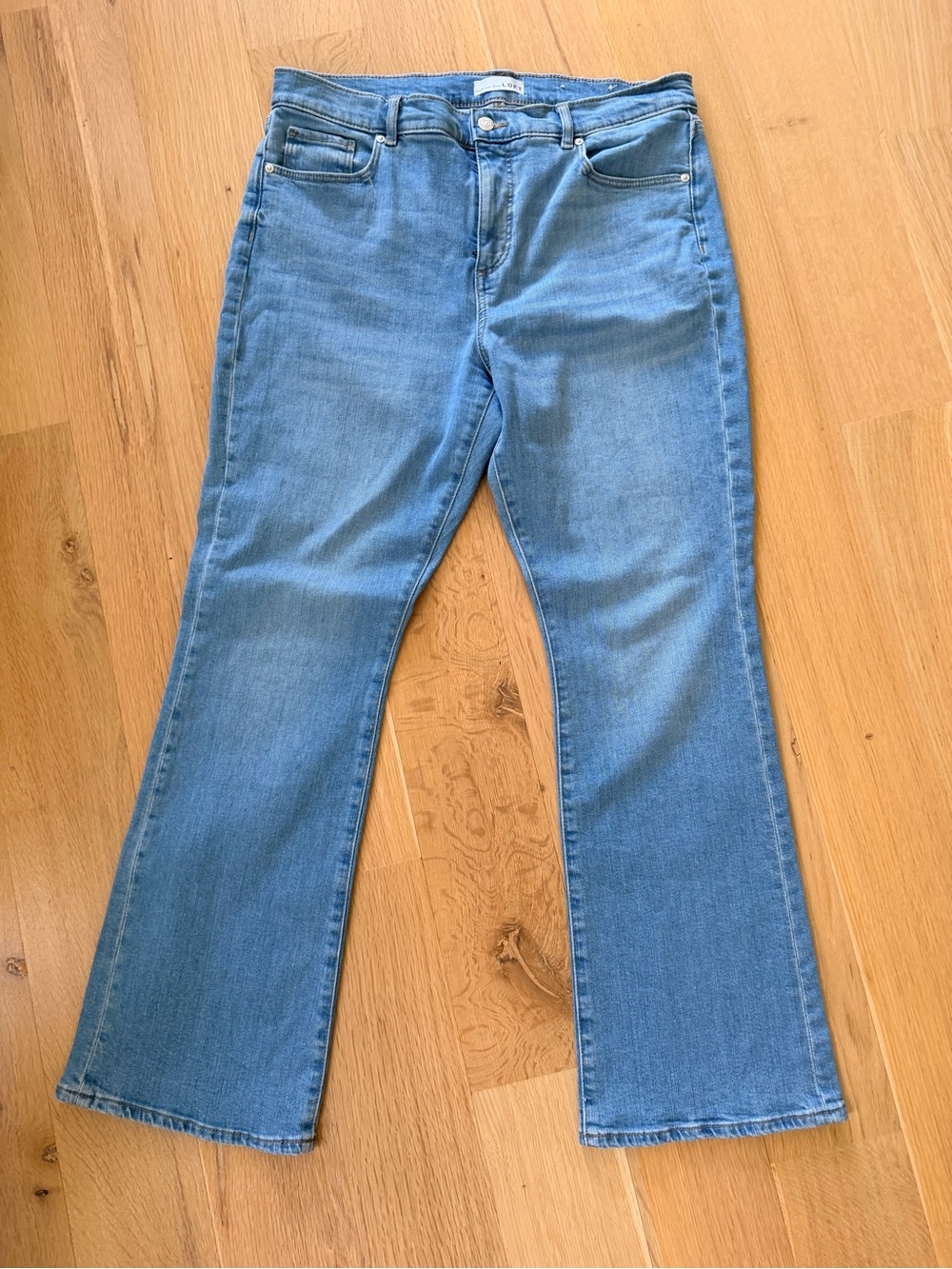 LOFT Light Blue Flare Jeans